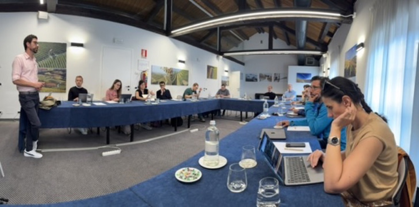 A working session at the VECC consortium meeting